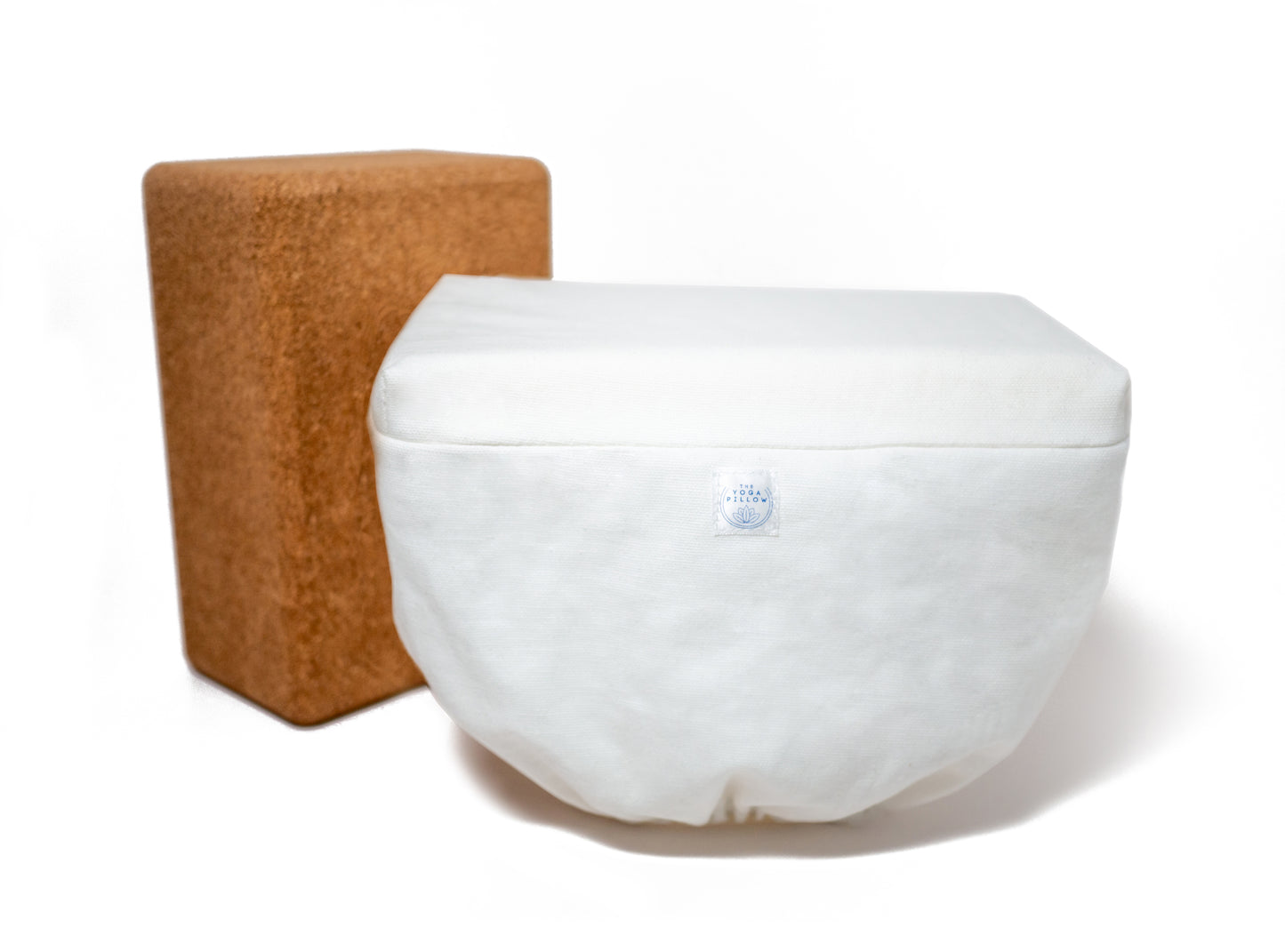 The Yoga Pillow in White Coral